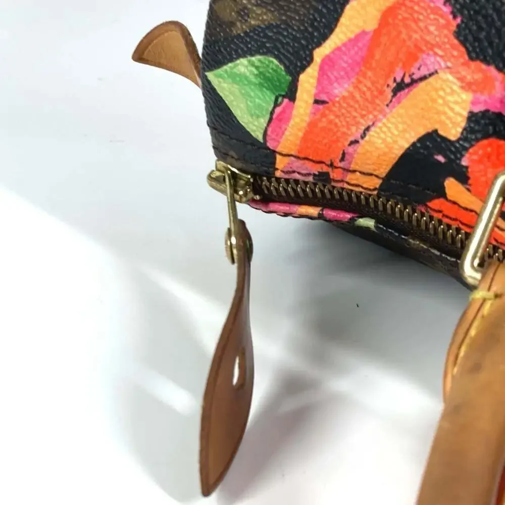 LOUIS VUITTON Authentic Brown Monogram Canvas Speedy 30 Boston Bag